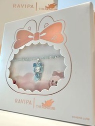 Labubu寶寶 Blue🩵 海鹽藍 全圈水晶手繩  無限全能玫瑰石英手鍊 ！泰國Ravipa x labubu 增運手繩 （全石款) 幸運美滿 蝴蝶藍 -幸福綻放  Labubu Baby Butt