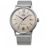 [Watchwagon] Orient RA-AC0020G10B Classic Bambino Cream Dial Mesh Bracelet Automatic Gents Dress Watch RA-AC0020G