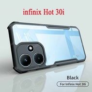 Infinix Hot 30i Case For Hot 30 i Hot30i Transparent Armor Acrylic Shockproof Camera Lens Protection Cover