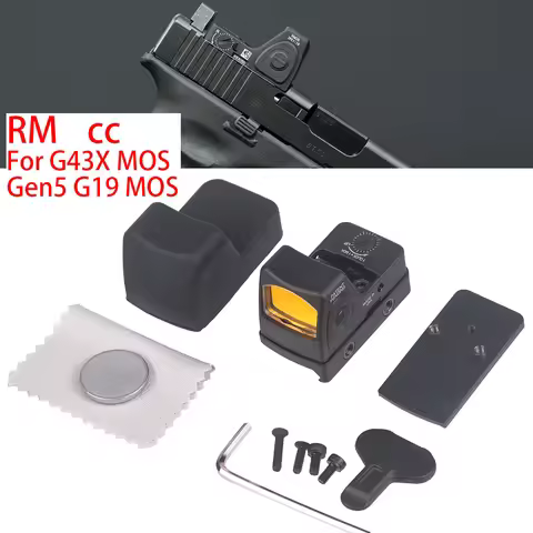 Tactical Red Dot Sight RMcc Mos G43X G19 Glock 19 43X Mos Compact Pistol 3.25 moa Reflex Scope IWB 2
