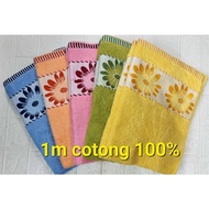 100% cotton bath towel 50x100cm