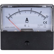 Ammeter Baomain DH-670 AC 0-10A Meter Panel Jarum Ampere Segi Empat
