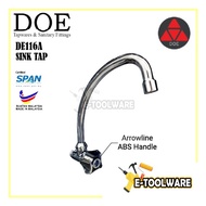 DOE DE116A(RP) Sink Tap - Wall Type