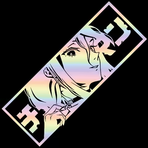 Makima Livestock Husba Shihai No Akuma | Car Sticker Anime Girl Comics Stickers Window Bumper Windsh