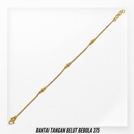 BRACELETS BELUT BEBOLA EMAS 375 GOLD 9K