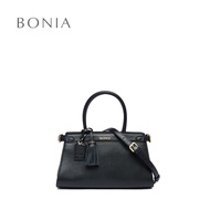 Bonia Sydni Black Satchel Bag