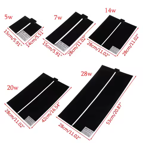 25.6"x11" Reptile Heating Mat 7W for Turtle Snake Lizard Frog Spider Terrarium