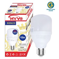 MYVO KINGS 10W 10 WATT E27 LED LAMP 6500K BRIGHT WHITE BULB 1 YEAR WARRANTY