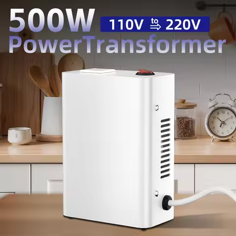 MANDONG 110V to 220V Voltage Converter for Household Appliances, 500W Step-Up/Step-Down Transformer,