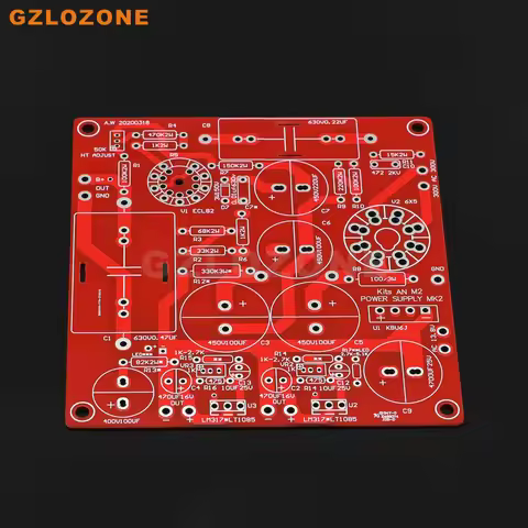 HI-END L3/M2 MK2 6X5+ECL82 Tube Power supply bare PCB For L3 Phono amplifier/M2 Preamplifier