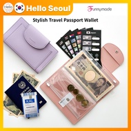 [FunnyMade] Stylish Travel Passport Wallet & Overseas Currency Organizer / Made in Korea