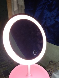 Lighted Adjustable Angle Removable Cosmetic LED Make Up Mirror With Round Tray Illuminated Mirror Ce