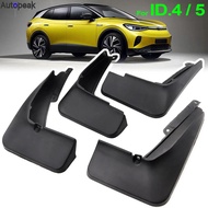 For VW ID.4 ID.5 ID4 ID5 EV 2020 2021 2022 2023 Mud Flaps Splash Guard Mudguards Front Rear Molded F