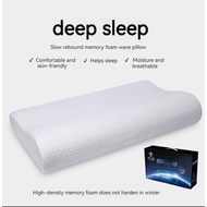 Single pillow core wave pillow neck pillow slow rebound memory foam pillow memory pillow sleep pillow