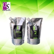 QS Q35 Q2  Speedy Rebonding Cream Set , Rebonding Neutralizer (500ml x2)