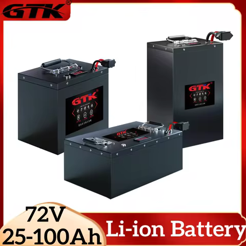 GTK 72V 25Ah 35Ah 45Ah 65Ah 80Ah 100Ah Lithium Ion Deep Cycles Battery for 1000W 2000W 3500W AGV Ped