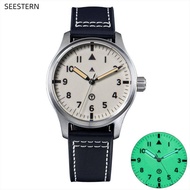 SEESTERN Watch Automatic Mechanical Wristwatches NH35 Movement Military Full Luminous Sapphire Cryst