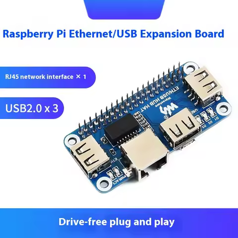 Raspberry Pi 4/Zero W USB to Ethernet RJ45 Ethernet port USB HUB splitter