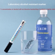 [Jinwannian] Laboratory Marker Pen Alcohol Resistant Alcohol Resistant Waterproof Sun Resistant Blac