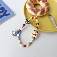 Phone Case Camera Pendant Cute Cartoon Phone Chain Phone Chain Beaded