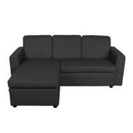 โซฟาเข้ามุม 3 ที่นั่ง FURDINI RALPHS สีดำ (1284593)