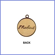 ✤ ♤ ☹ Blessed Saint Padre Pio Necklace Healing Medallion (Original PVD 18k Italy Gold Vacuum Plated