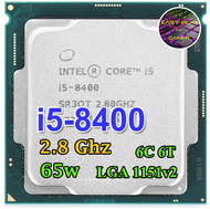 ซีพียู CPU Intel Core i5-8400 6คอ6เทรด 65W LGA 1151v2 ฟรีซิลิโคน1ซอง i5 8400