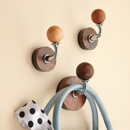 [Load-Bearing 5kg] Strong Magnetic Hook Wooden Small Ball Hook Strong Magnet Hook Spherical Magnetic