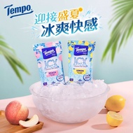 Tempo 得寶 激爽冰涼濕紙巾甜心桃味 10片裝 Tempo Icy Cooling Wet Wipes Peach