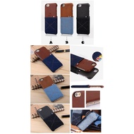 iPhone 6 6S Plus KAJSA DENIM Card Leather Case Cover