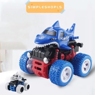 SIMPLESHOPLS Inertia Stunt Car Kids Gift Vehicle Model Sliding Tipper Inertia Power