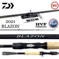 Daiwa 2021 blazon baitcasting & spinning rod