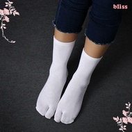 BLISS Fashion Two Fingers Socks Breathable Flip Flop Split Toe Socks Women Sandal Men Cotton Practical Unisex Hosiery/Multicolor