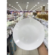 HOT🔥CORELLE VITRELE TEMPERED GLASS ROUND LOOSE ITEM-WINTER FROST WHITE