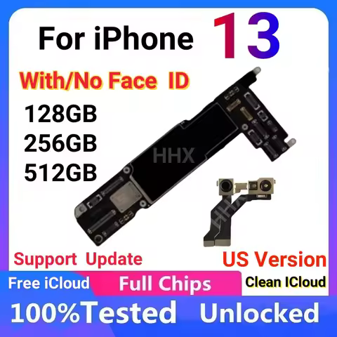 Motherboard For iPhone 13 Clean iCloud Mainboard With system 256g Logic Board Full Function Support 