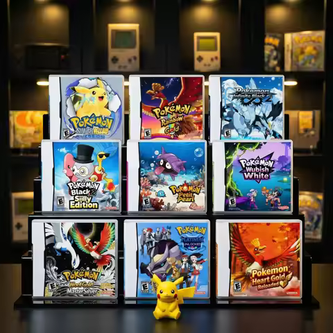 Pokemon DS Hack Cartridge for Game Collection R4 3DS Flash Card for NDSL NDSi 3DS 2DS Adapter Memory
