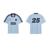 Adidas x Oasis Jacquard Tour Jersey Clear Sky Football Shirt