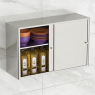 ☁304 stainless steel kitchen wall cabinet wall cabinet sliding door kitchen cabinet cupboard sliding door sliding door s