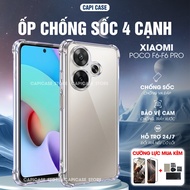 Poco F6 / F6 Pro flexible case, 4-sided shockproof, camera protection, silicon material | CAPICASE