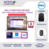 Dell 13 PRO Plus PB13250-U5236V-16G-512G 13" FHD+ Laptop Silver ( CU5-236V, 16GB, 512GB, Intel, W11P