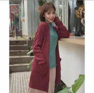 Long cardigan / cardigan rajut / tunik rajut / cardigan korea