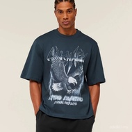GYM SHARK SHARK Muscle Sports Fitness Men Oversized T-Shirt Fashion Printed Casual SHARK Short-Sleev