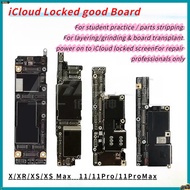 ID motherboard iCloud lock on screen test motherboard for x xs xsmax XR 11 pro Max swap practice log
