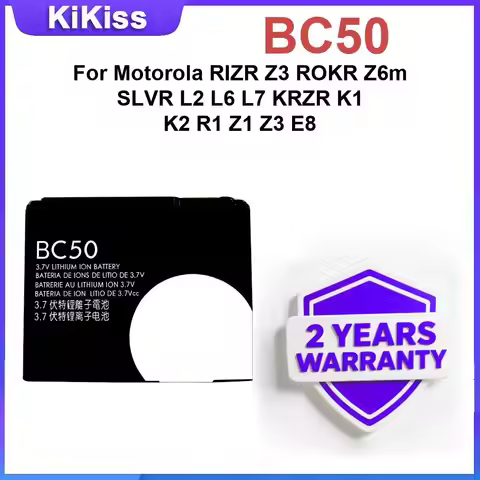 BC50 Battery For Motorola Moto RIZR Z3 ROKR Z6m SLVR L2 L6 L7 KRZR K1 K2 R1 Z1 Z3 E8 C257 C261 E690