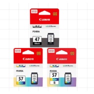 Canon PG-47 Black Fine Cartridge 47 Black Ink Cartridge / Canon CL-57 / 57S Color Ink Cartridge