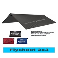 TENDA FLYSHEET 2x3 CAMPING TENT FLYSHEET 2x3 WATERPROOF FLYSHEET TENT COATING
