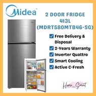 MIDEA 2 DOOR FRIDGE 413L (MDRT580MTB46-SG)