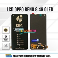 LCD Oppo Reno 8 4G OLED Flat + Fingerprint Original Life Future Warranty