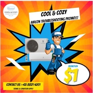 Cool &amp; Cozy 2023 $1 Aircon Troubleshooting Promotion