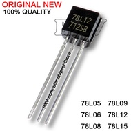 100PCS 78L05 78L06 78L08 78L09 78L12 78L15 TO-92 TO92 Transistor